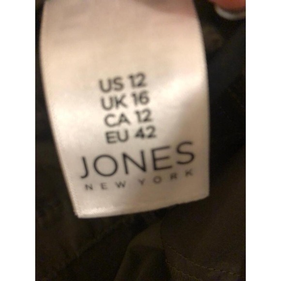 Jones‎ New York sz 12 Olive Green Dress Pant pockets office capsule - Picture 5 of 8